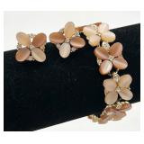 Gorgeous "Lisner" Bracelet & Ear Screws Set