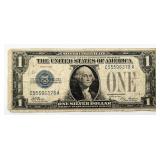 1928 "Funnyback" Blue Seal Silver Certificate