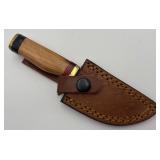 Hand-made Damascus Steel Fixed-blade Knife