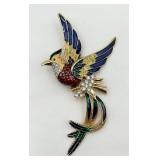 NICE Large Vintage Bird of Paradise Figural Pin