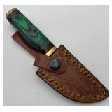 Hand-made Damascus Steel Skinning Knife