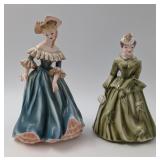 2 Vintage Florence Ceramics Figurines
