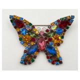 "Alex & Ani" Signed Mixed Colors Butterfly Pin