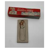 Vintage Spaghetti Fork, Couple Plaque