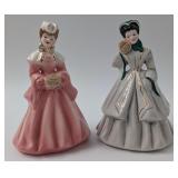 2 Vintage Florence Ceramics Figurines