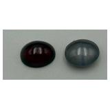 2 Gorgeous Star Sapphire Gemstones