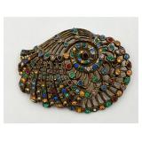 Antique Swirl Design Brooch