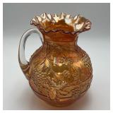 Dugan Marigold carnival glass pitcher