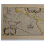 Vtg. Maps of Ancient Times Lithograph Map