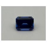 Gorgeous Emerald Cut Blue Sapphire Gemstone