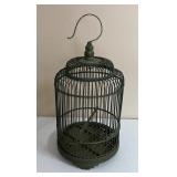 Vintage Green Decorative Bird Cage