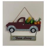 Farm Living Wooden Sign