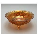 Fenton Marigold Butterfly/Berry Bowl