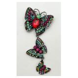 Unusual Pin of Triple Butterflies