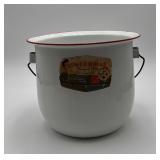VTG Columbian brand porcelain-enameled steel pail