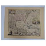 Vtg. Maps of Ancient Times Lithograph Map