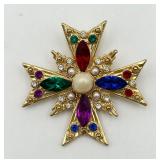 Maltese Cross Pin