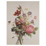 Vtg. Prévost "Bouquets" Print