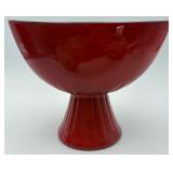 Vtg. Frankoma Pottery Flame Red Vase