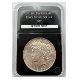 PCS 1922-D Uncirculated Peace Silver Dollar