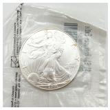 2001 Uncirculated American Eagle Silver Dollar