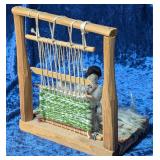 Incredible Vtg. Handmade Navajo Weaver