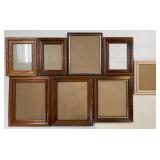 Lot of 8 Nice Wood Picture Frames
