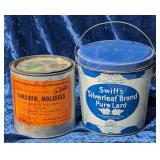 2 Vintage Food Brand Tins