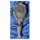 Antique Art Nouveau Silver Hairbrush