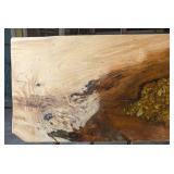 Live Edge Maple & Epoxy Gravel Cutting Board