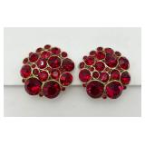 Gorgeous Pair of Large Vintage Ear Clips
