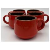 Set of 5 Frankoma Plainsman Coffee Mugs