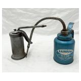 2 Vintage Eagle Oiler Cans