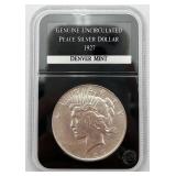 PCS 1927-D Uncirculated Peace Silver Dollar