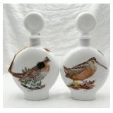 J.W. Dant Distillery 1969 "Field Birds" Decanters