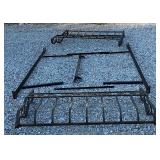 Queen Wrought Iron Sleigh Bed Frame