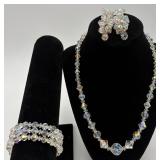 Holo. Beaded Necklace, Bracelet, & Earring Set