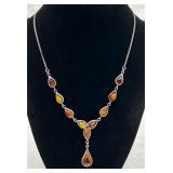 Pretty "ART" Baltic Amber Type Necklace