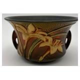 Vtg. Roseville Pottery Zephyr Lily Art Planter