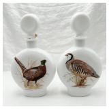J.W. Dant Distillery 1969 "Field Birds" Decanters