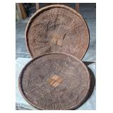 Pair of Handmade Binga Baskets from Zimbabwe