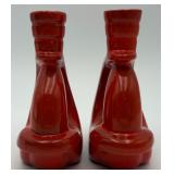 Pair of Vtg Frankoma Plainsman Candlestick Holders