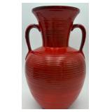 Vtg. Frankoma Red Pottery Vase