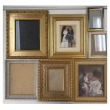 Lot Of 7 Gold Colored Ornate Picture Frames