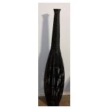 Cool Bamboo Black Vase