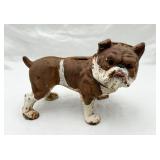 Vintage Cast Iron English Bulldog Band/Doorstop