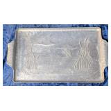 Vtg. Hammered Aluminum Pan, c.1950s