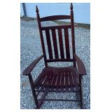 Dark Wooden Rocker
