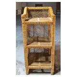 *Little Vintage Rattan Shelving Unit