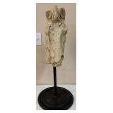 Very Nice Horse Head Statue On Metal Stand